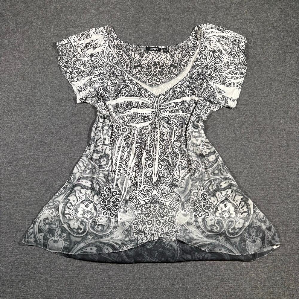 Women’s y2k whimsigoth V-neck blouse, All Over Print